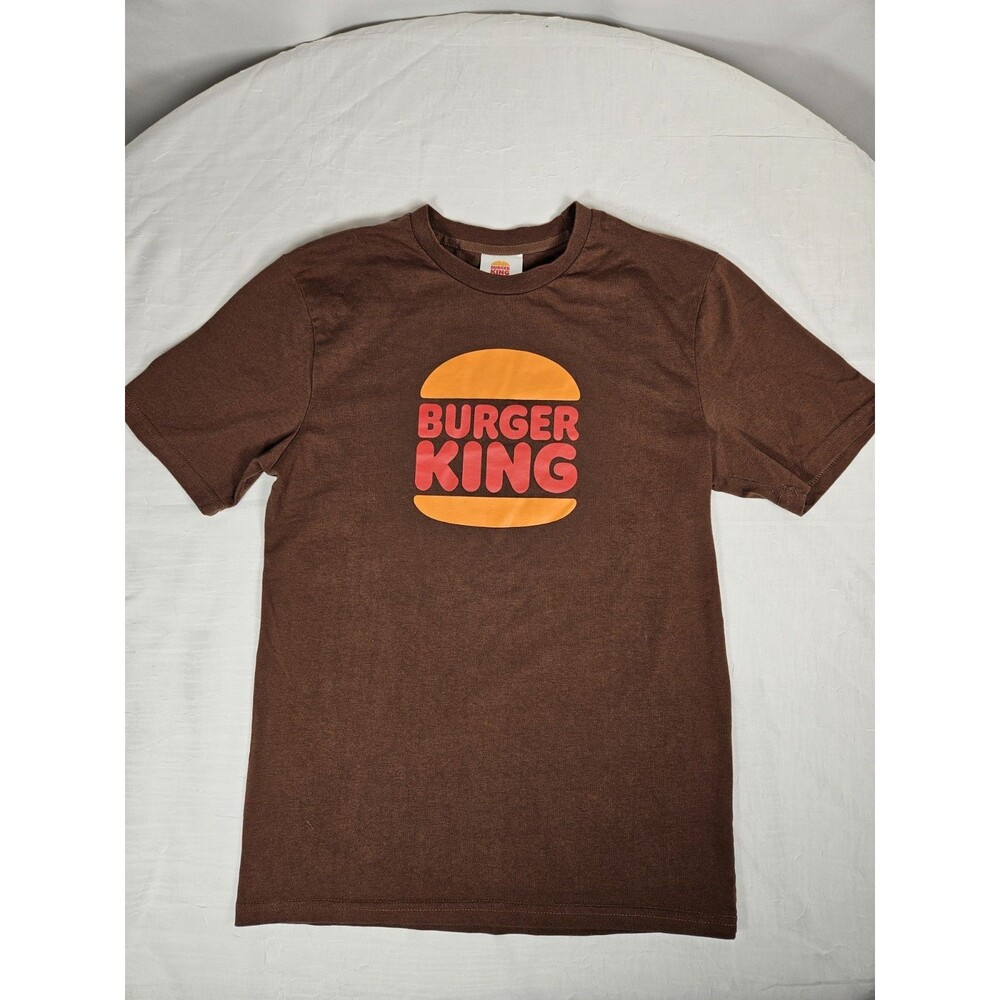 BURGER KING Employee Brown Uniform T-Shirt  Small